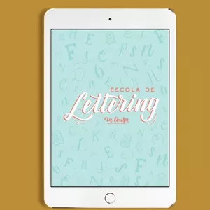 Imagem de capa para o Ebook Livro Digital Escola de Lettering 