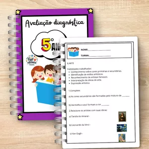 Imagem de capa para o Ebook  Avaliação Diagnóstica – 5º Ano✏️