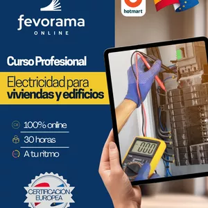 Imagen de portada para Curso online Curso Profesional de Electricista de Edificios y Viviendas