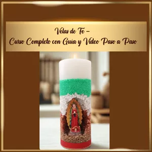 Imagen de portada para Curso online Velas de Fe – Curso Completo con Guía y Video Paso a Paso
