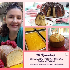 Imagen de portada para Curso online Diplomado Tortas Básicas para Negocio 