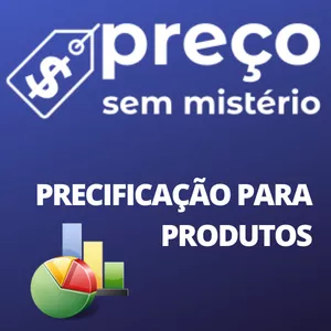 Imagem de capa para o Ebook Ferramenta de Precificação - Preço Sem Mistério [Produtos]