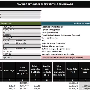 Imagem de capa para o Curso online Planilha Revisional de Empréstimo Consignado