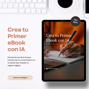 Imagen de portada para Ebook Crea tu Primer eBook con IA