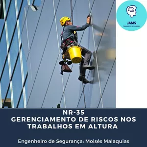 Imagem de capa para o Curso online Gerenciamento de Riscos nos Trabalhos em Altura