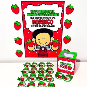 Imagem de capa para o Ebook KIT VOLTA ÀS AULAS – MORANGO