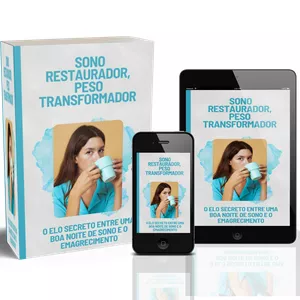 Imagem de capa para o Ebook Sono restaurador, peso transformador