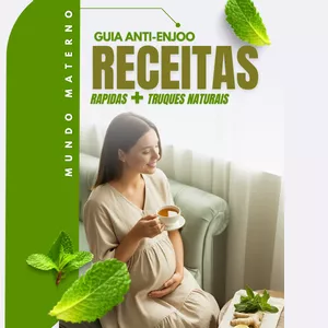 Imagem de capa para o Ebook Guia Anti-Enjoo – Alívio Natural e Imediato para os Enjoos da Gravidez 🌸