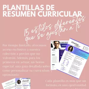 Cover image for Online course Plantillas de currículum descargable atractivos y profesionales