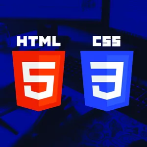 Imagem de capa para o Curso online HTML 5 + CSS 3