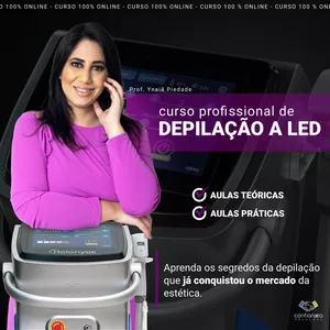 Imagem de capa para o Curso online CURSO PROFISSIONAL DE DEPILAÇÃO A LED (100% ONLINE)