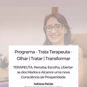 Imagem de capa para o Curso online Programa - Trata Terapeuta - Olhar | Tratar | Transformar