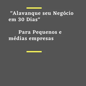 Imagem de capa para o Ebook Alavanque  o seu negócio em 30 dias 