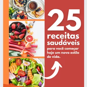 Imagem de capa para o Ebook As melhores 25 receitas 