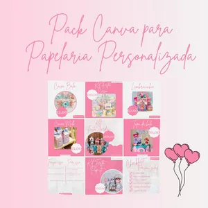 Imagem do curso Pack Canva para Papelaria Personalizada