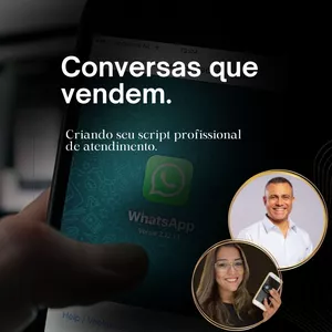 Imagem de capa para o Curso online CONVERSAS QUE VENDEM: POTENCIALIZE RESULTADOS NO WHATSAPP 