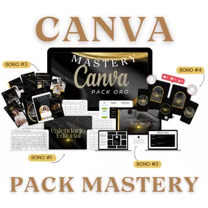 Imagen de portada para Curso online Canva Pack Mastery