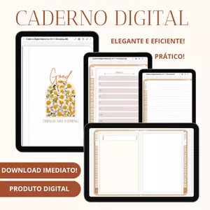 Imagem de capa para o Curso online Caderno Digital Interativo 10 + 1 divisórias - BS Papelaria Digital