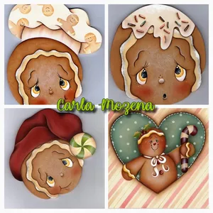 Imagem de capa para o Curso online Combo papéis para decoupage Natal 2019-Ginger