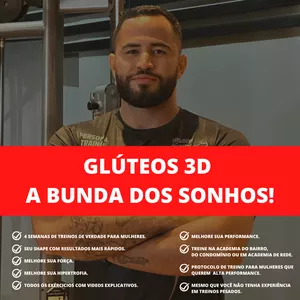 Imagem de capa para o Ebook GLÚTEO 3D - PROTOCOLO DE TREINO 
