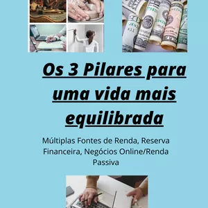 Imagem de capa para o Ebook Os 3 Pilares Para Uma Vida Mais Equilibrada- Múltiplas Fontes de Renda, Reserva Financeira, Negócios Online/Renda Passiva