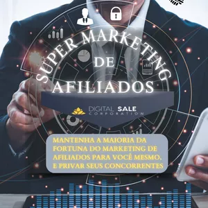 Imagem de capa para o Ebook Super Marketing de Afiliados 