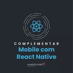 Imagem de capa para o Curso online Mobile com React Native - Onebitcode