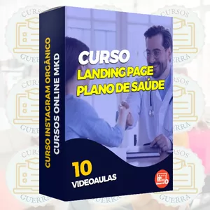 Imagem de capa para o Curso online CURSO LANDING PAGE PROFISSIONAL PLANO DE SAÚDE