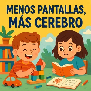 Imagen de portada para Curso online Menos Pantallas, Más Cerebro