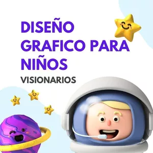 Imagen de portada para Curso online DISEÑO GRAFICO PARA NIÑOS VISIONARIOS.