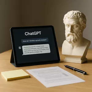 Imagem de capa para o Ebook Kit de Prompts Transformadores – Torne o ChatGPT seu conselheiro pessoal