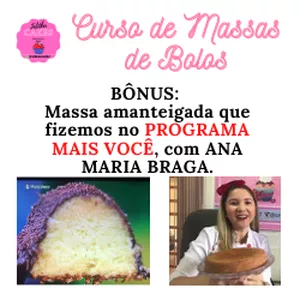 Curso Curso de MASSAS de Bolo Talitha Cakes
