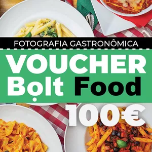 Imagem de capa para o Curso online Voucher fotografia gastronômica Bolt Food