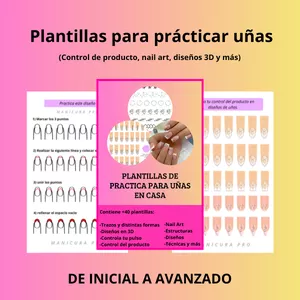 Imagen de portada para Ebook Plantillas para practicar uñas