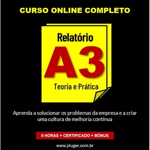 Imagem de capa para o Curso online Relatório A3 - Resolução eficaz de problemas