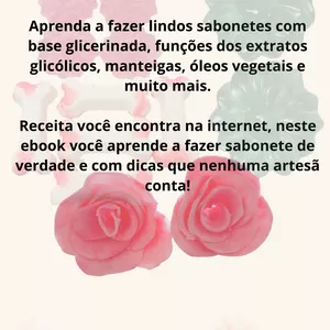 Imagem de capa para o Ebook SABONETES ARTESANAIS - MÉTODO MELT AND POUR