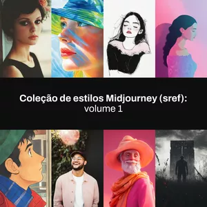 Imagem de capa para o Ebook Coleção de estilos (sref): volume 1