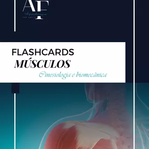 Imagem de capa para o Ebook FLASHCARDS MÚSCULOS 