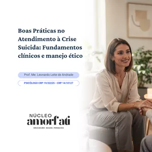Imagem do curso Boas Práticas no Atendimento à Crise Suicida: Fundamentos clínicos e manejo ético
