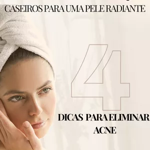 Imagem de capa para o Ebook como acabar com acne com produtos caseiros