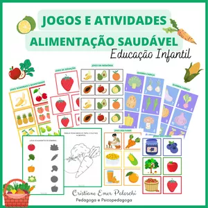 Imagem de capa para o Curso online Jogos e Atividades Alimentação Saudável Educação Infantil 