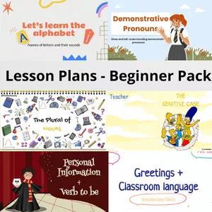 Cover image for Online course Lesson Plans - Beginner Pack
