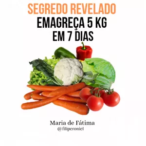 Imagem de capa para o Ebook Emagreça 5 kg em 7 dias 