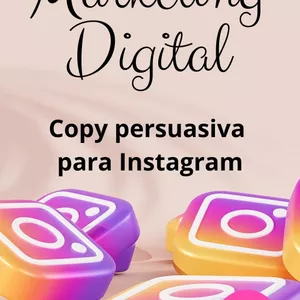 Imagem de capa para o Ebook Marketing Digital - Copy persuasiva para Instagram