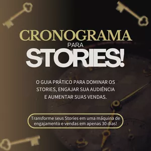 Imagem de capa para o Curso online Cronograma para Instagram Stories