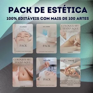 Imagem de capa para o Curso online Pack de artes Estética
