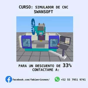 Imagen de portada para Curso online Simulador de CNC Swansoft
