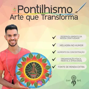 Imagem de capa para o Curso online Pontilhismo Arte que transforma