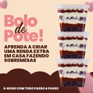 Imagem de capa para o Ebook Bolo de pote de Sucesso
