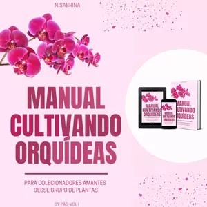 Imagem de capa para o Ebook MANUAL CULTIVANDO ORQUÍDEAS